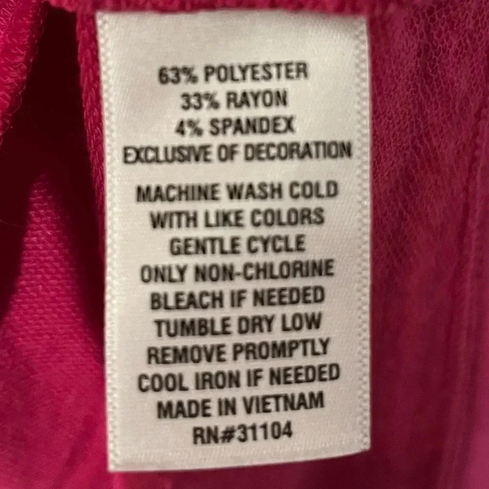 Crown & Ivy Pink Rave Tiered Rickrack Trim Mini Dress Medium sundress nwt - Picture 6 of 9